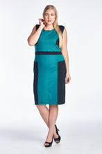 Christine V Plus Sleeveless Sheath Dress 