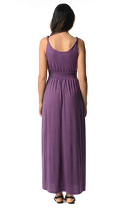 Christine V Smocked Wrap Maxi Dress