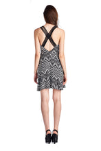 Urban Love Zig Zag Printed Jersey Dress