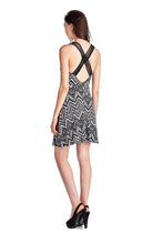 Urban Love Zig Zag Printed Jersey Dress