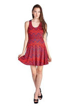 Urban Love Zig Zag Printed Jersey Dress