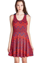 Urban Love Zig Zag Printed Jersey Dress