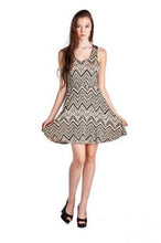 Urban Love Zig Zag Printed Jersey Dress