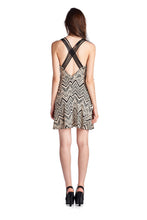 Urban Love Zig Zag Printed Jersey Dress