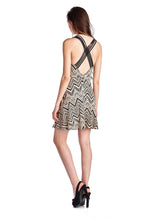 Urban Love Zig Zag Printed Jersey Dress