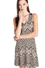 Urban Love Zig Zag Printed Jersey Dress