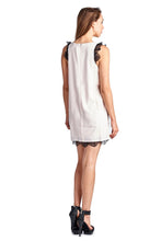 Urban Love Sleeveless Short Dress with Lace Detail 