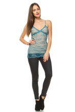 Women's Shimmer Lace Tank