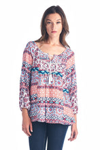 Christine V Tassel Tie Loose Top
