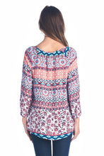 Christine V Tassel Tie Loose Top