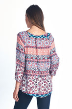 Christine V Tassel Tie Loose Top