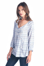 Christine V Tassel Tie Loose Top