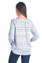 Christine V Tassel Tie Loose Top