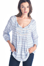 Christine V Tassel Tie Loose Top