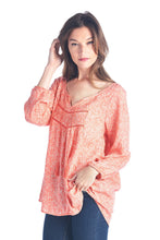 Christine V Tassel Tie Loose Top