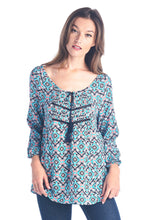 Christine V Tassel Tie Loose Top