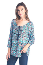 Christine V Tassel Tie Loose Top