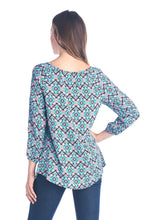 Christine V Tassel Tie Loose Top