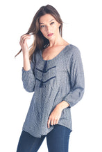 Christine V Tassel Tie Loose Top