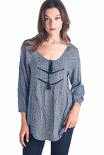 Christine V Tassel Tie Loose Top