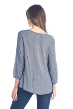 Christine V Tassel Tie Loose Top