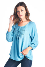 Christine V Tassel Tie Loose Top