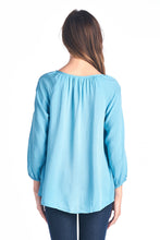 Christine V Tassel Tie Loose Top