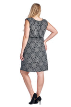 Marcelle Margaux Plus Scoop Neck Smocked Peasant Dress