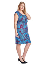 Marcelle Margaux Plus Scoop Neck Smocked Peasant Dress