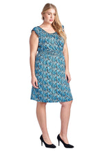 Marcelle Margaux Plus Scoop Neck Smocked Peasant Dress