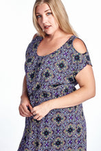 Marcelle Margaux Plus Rayon Challis Dress