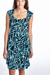 Marcelle Margaux Abstract Printed Drape Dress - WholesaleClothingDeals - 15