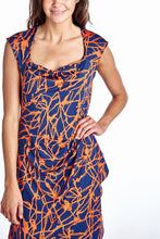 Marcelle Margaux Abstract Printed Drape Dress - WholesaleClothingDeals - 7