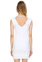 Urban Love Deep V-neck Slim Fit Sleeveless Dress