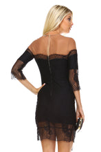 Marcelle Margaux Sheer Mesh Lace Dress -  - 4