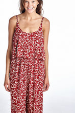 Marcelle Margaux Sleeveless Jumpsuit with Ruffles and Elastic Waistline