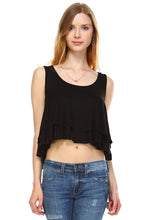 Urban Love Double Layer Loose Crop Tank