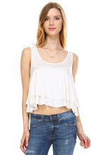 Urban Love Double Layer Loose Crop Tank