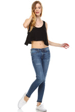 Urban Love Solid Color Loose Crop Tank