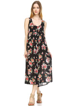 Urban Love Button Down Floral Maxi Dress