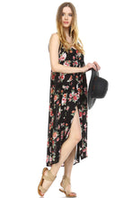 Urban Love Button Down Floral Maxi Dress