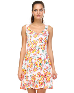 Urban Love Floral Printed Skater Dress