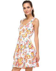 Urban Love Floral Printed Skater Dress