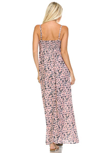 Marcelle Margaux Printed Smocked Back Tank Dress -  - 4