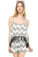 Urban Love Tassel Pattern Romper