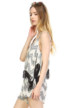 Urban Love Tassel Pattern Romper