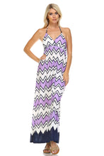 Christine V Printed V-Neck Maxi Dress -  - 14
