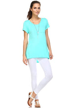Women's Cap Sleeve Hi-Low Top