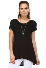 Women's Cap Sleeve Hi-Low Top