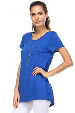 Women's Cap Sleeve Hi-Low Top